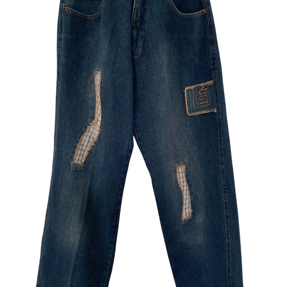 Rocawear VTG 90s Men's Jeans, Patches/Cutouts Size 36‎